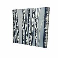 Begin Home Decor 16 x 16 in. Abstract Birch Forest-Print on Canvas 2080-1616-LA51-1